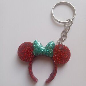 Minnie ears keychain